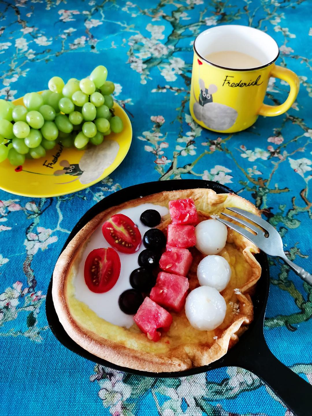 快手早餐 | 荷兰松饼的万能公式（可甜可咸）