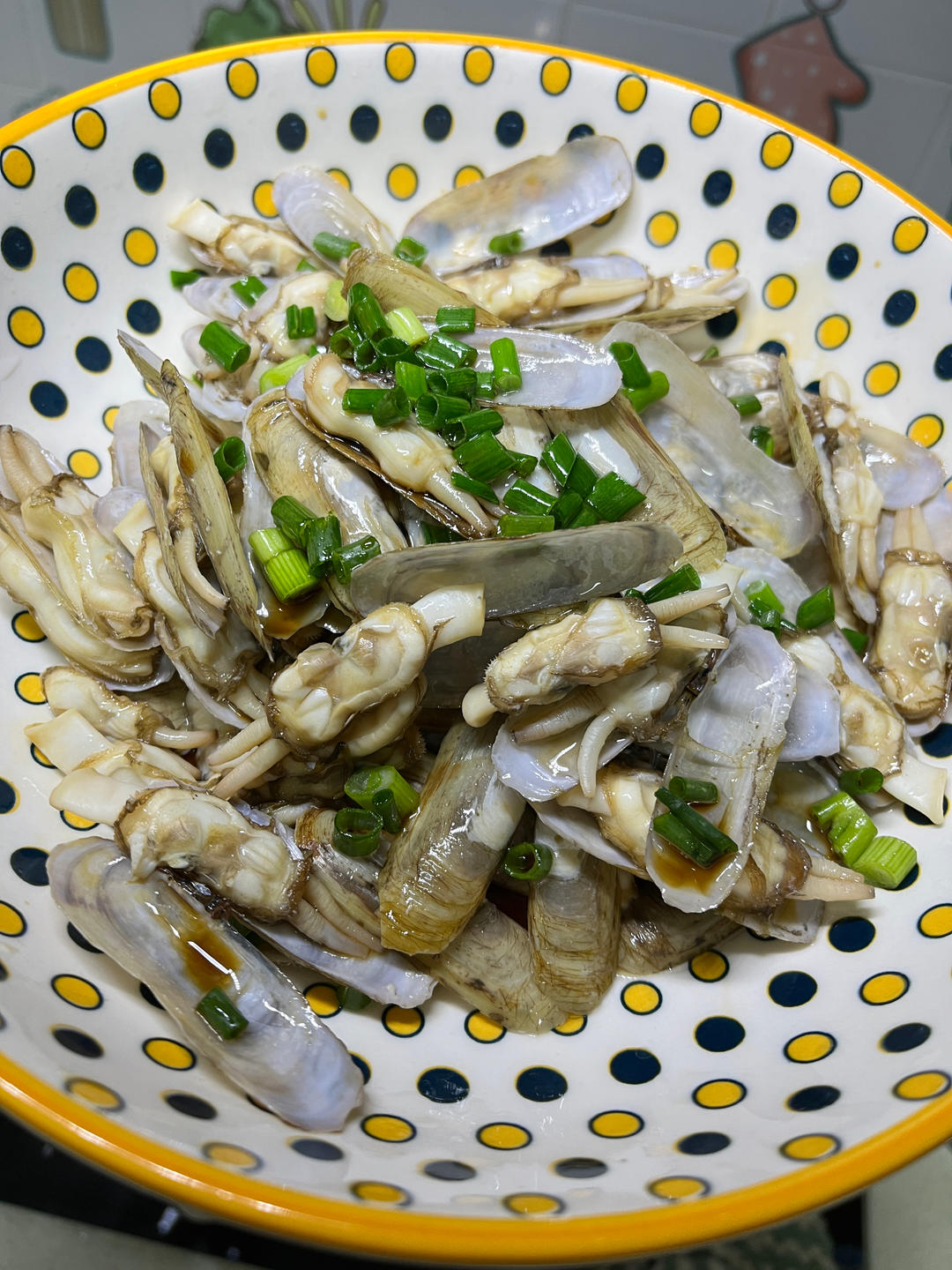 葱油蛏子