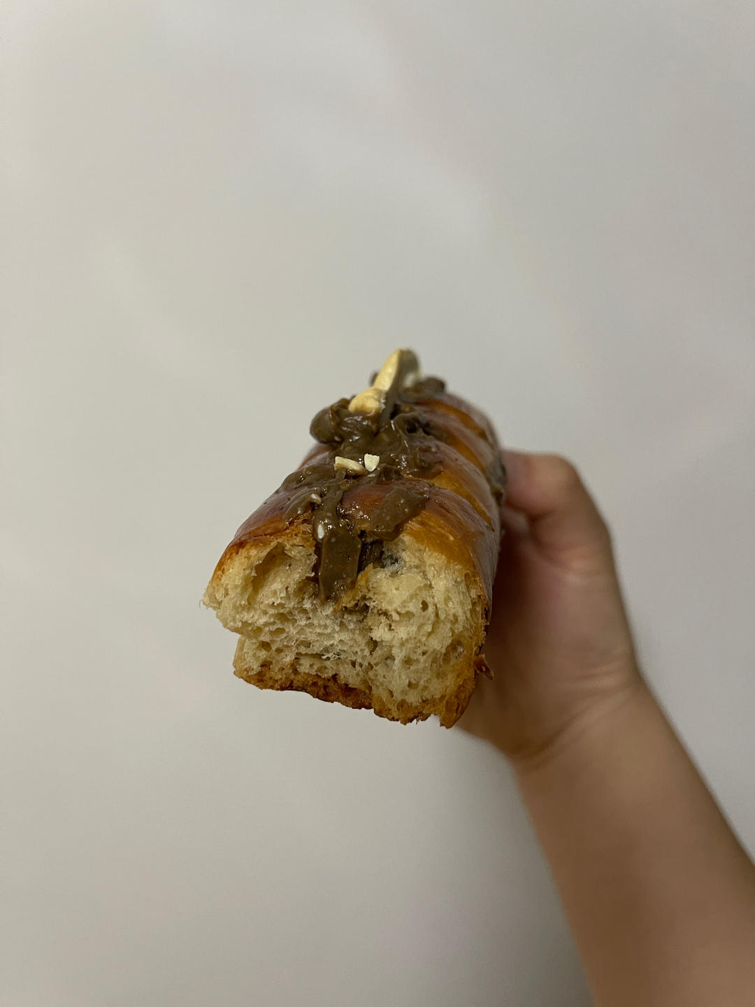 【焙茶奶酱维也纳面包】这是一个很“成年人口味”的面包