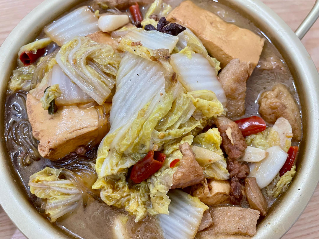 白菜豆腐粉丝