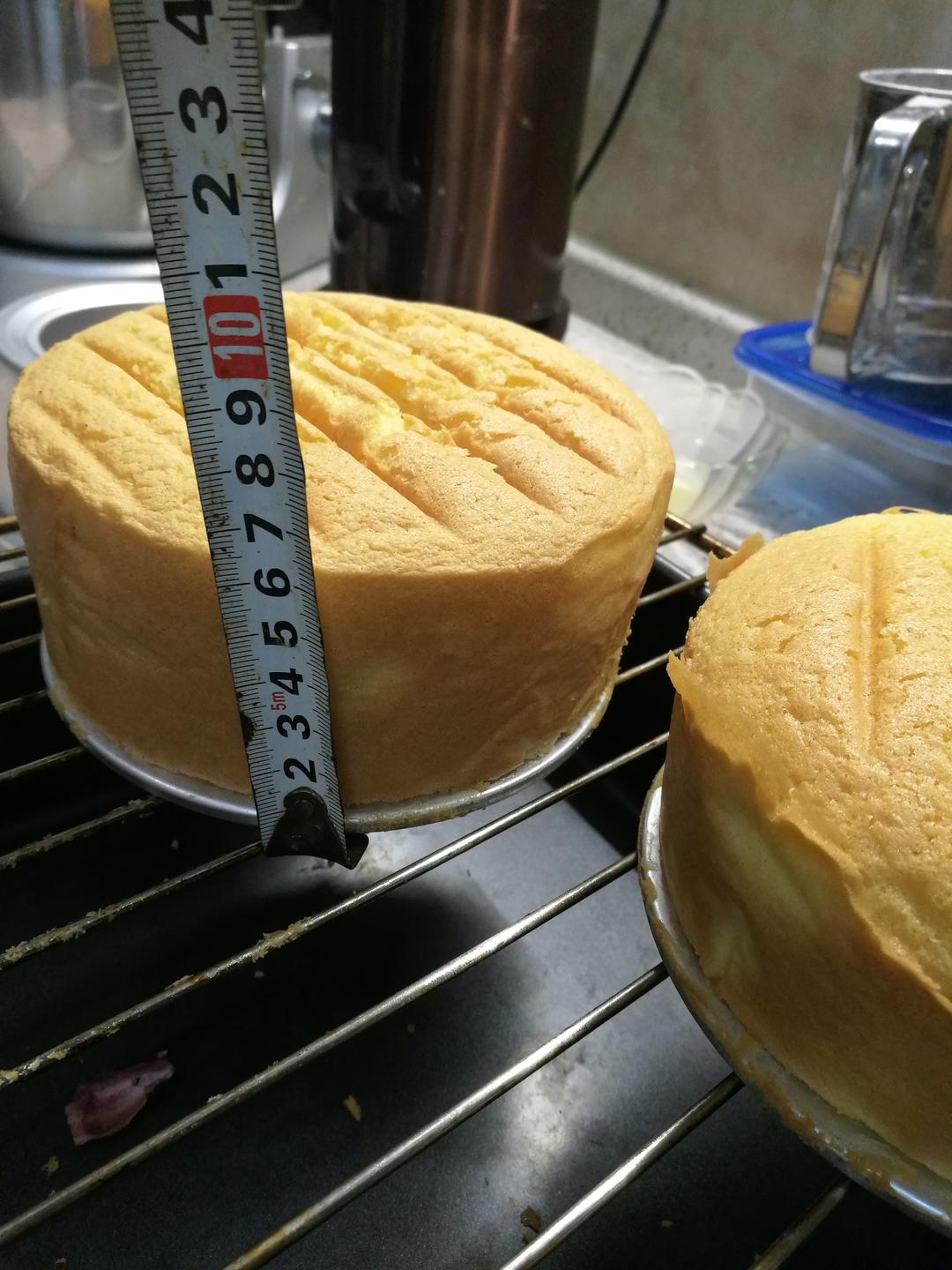 烫面戚风（6寸2蛋）附翻拌视频
