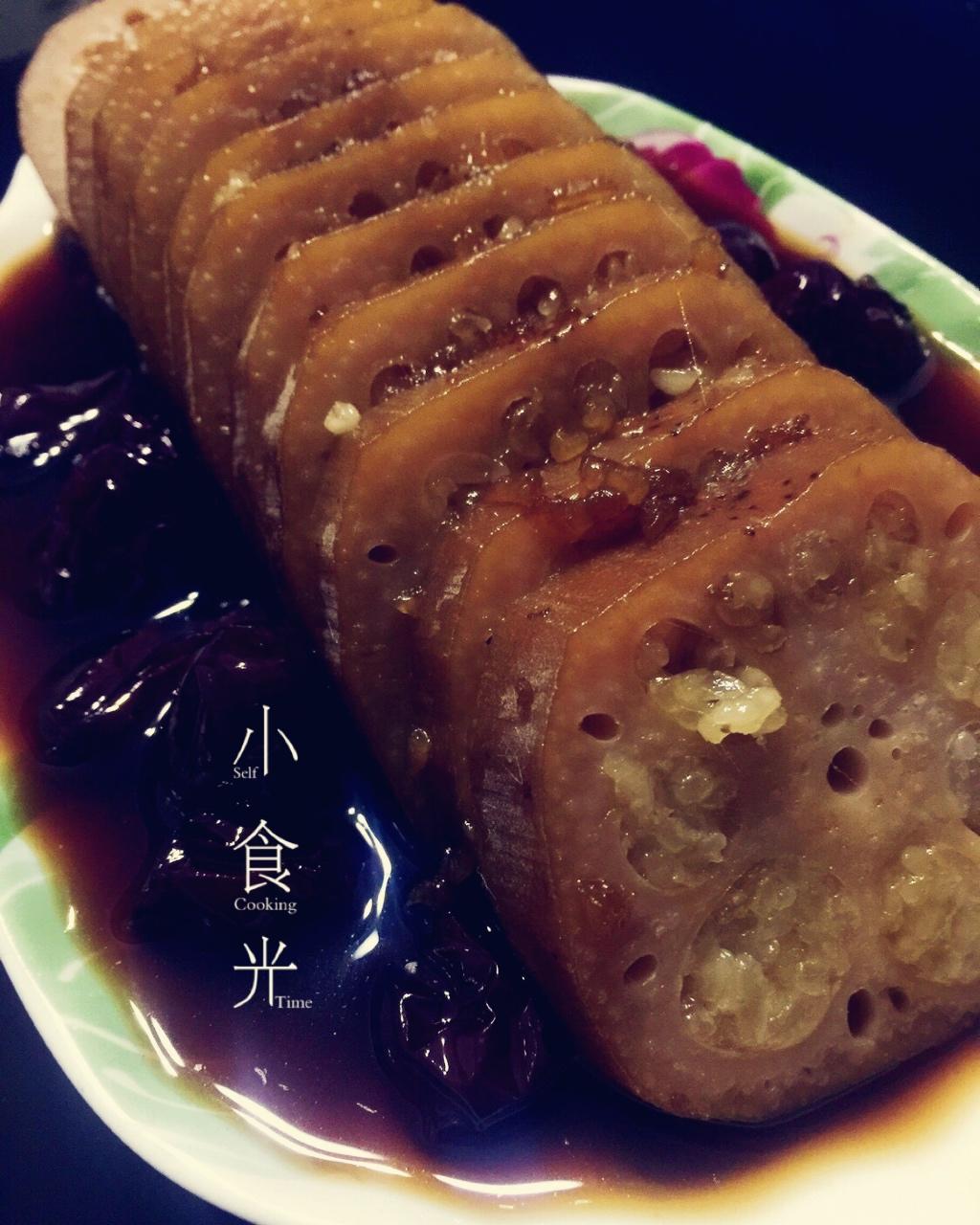 蜜汁糯米藕