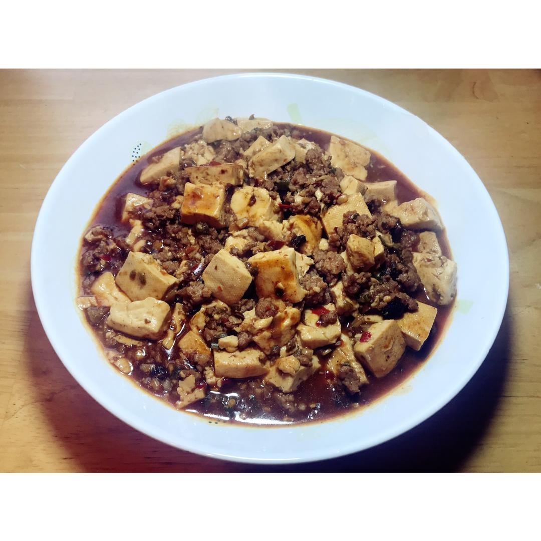 家常红烧肉末豆腐