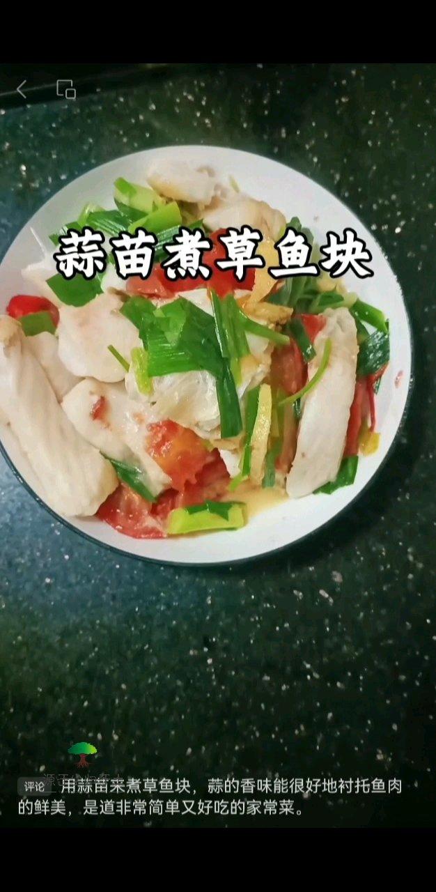 草鱼   西红柿   青蒜