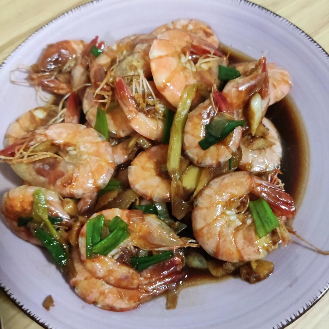 家庭版油焖大虾