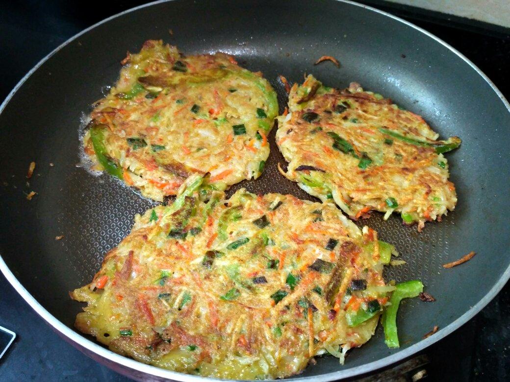 土豆胡萝卜健康早餐饼