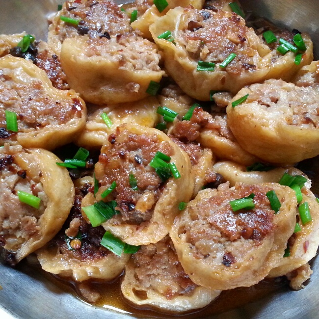 煎酿豆腐泡