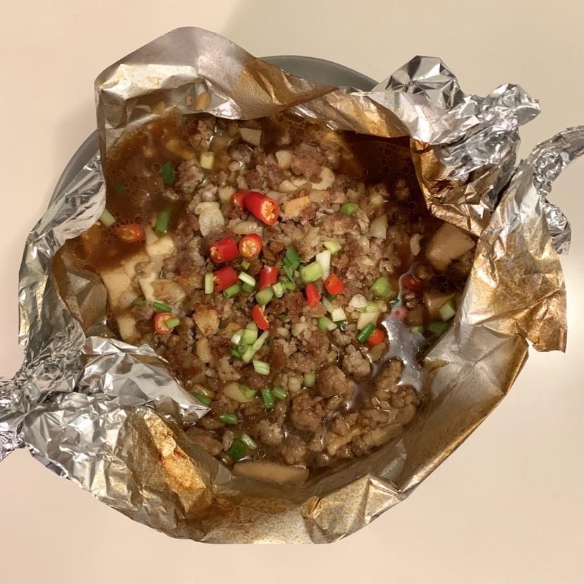 秒杀烧烤店的锡纸烤豆腐