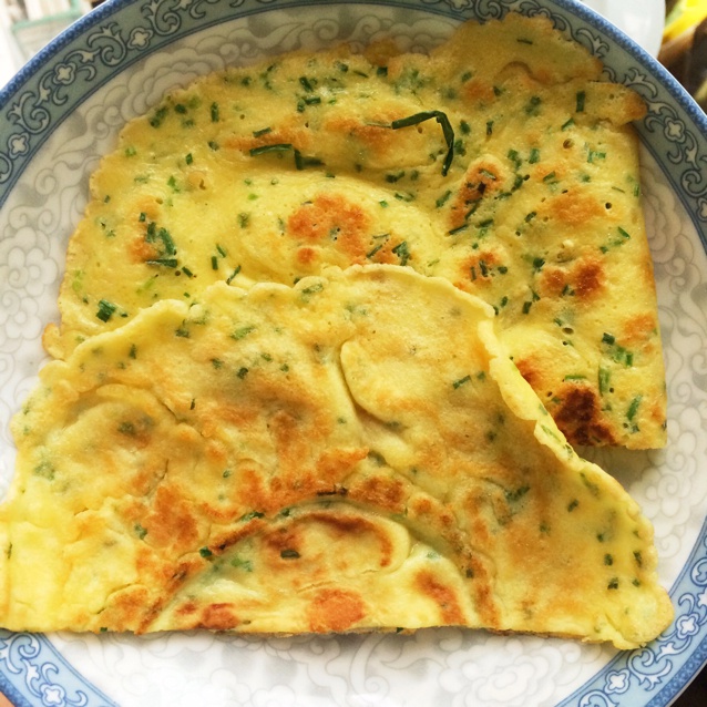 香葱鸡蛋饼