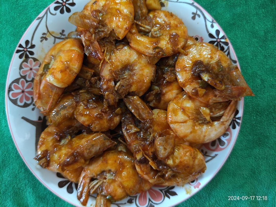 家庭版油焖大虾