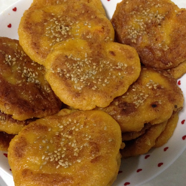 芝麻南瓜饼