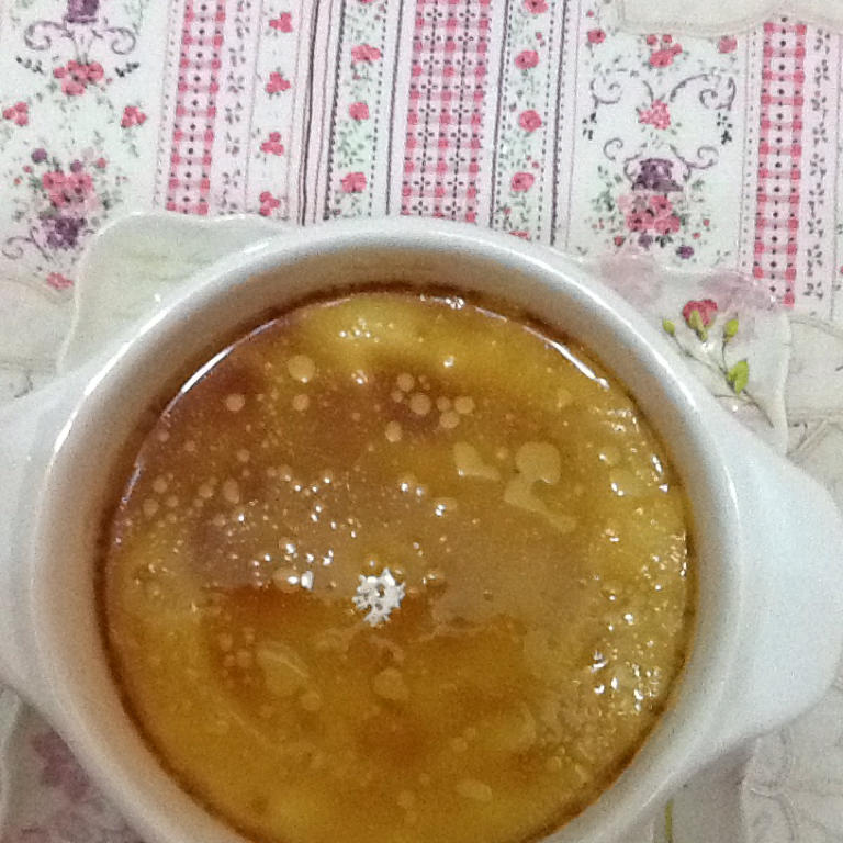 平滑如镜的蛋羹