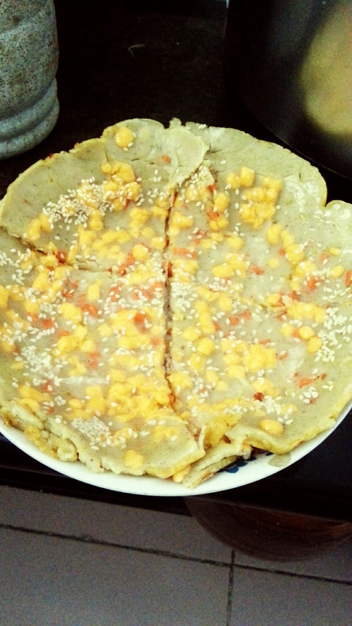 洋葱火腿饼