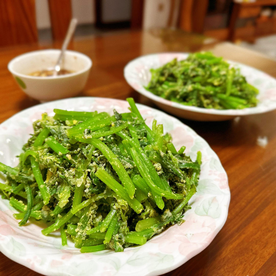 河南蒸菜 蒸茼蒿