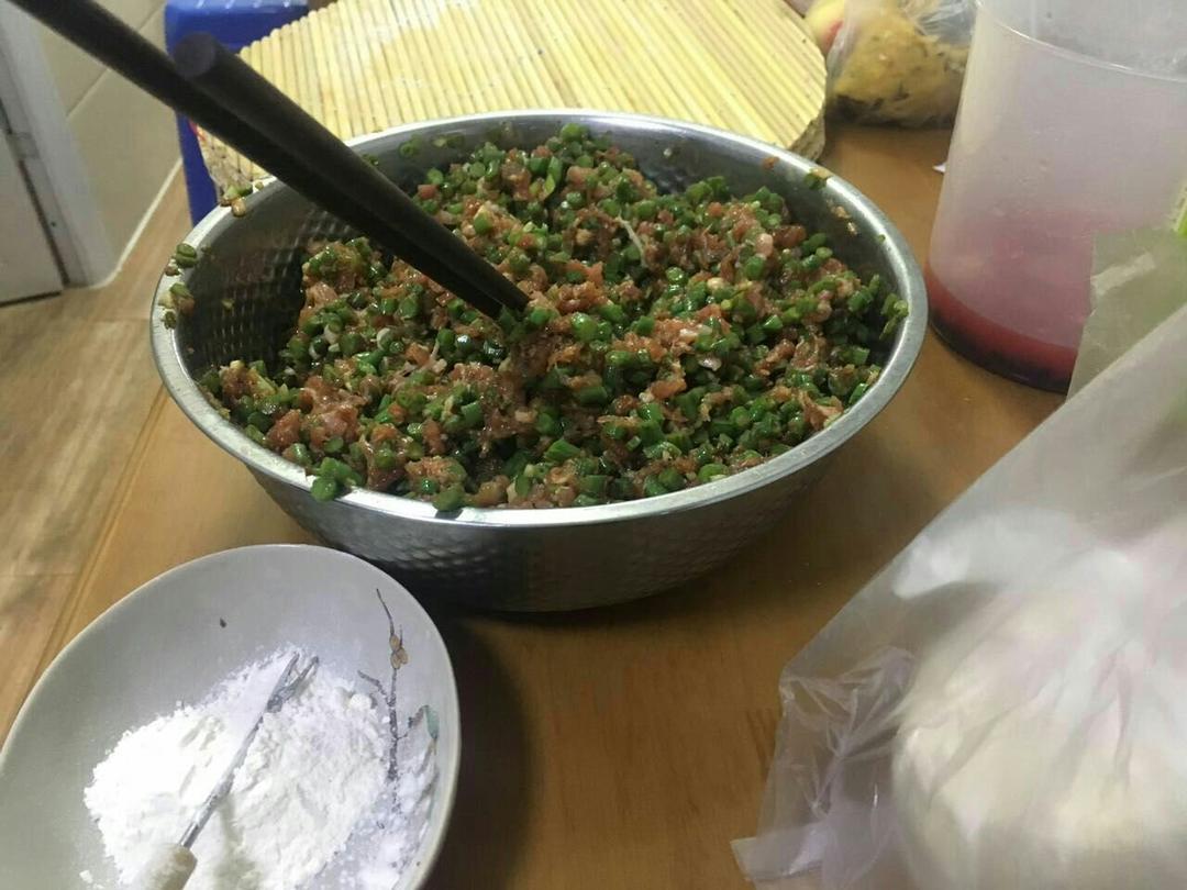 豆角鲜肉饺子