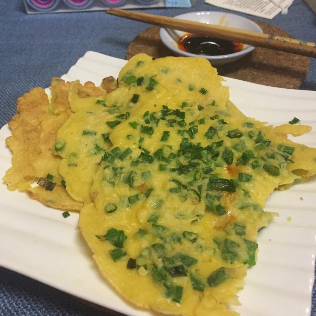 葱花鸡蛋饼