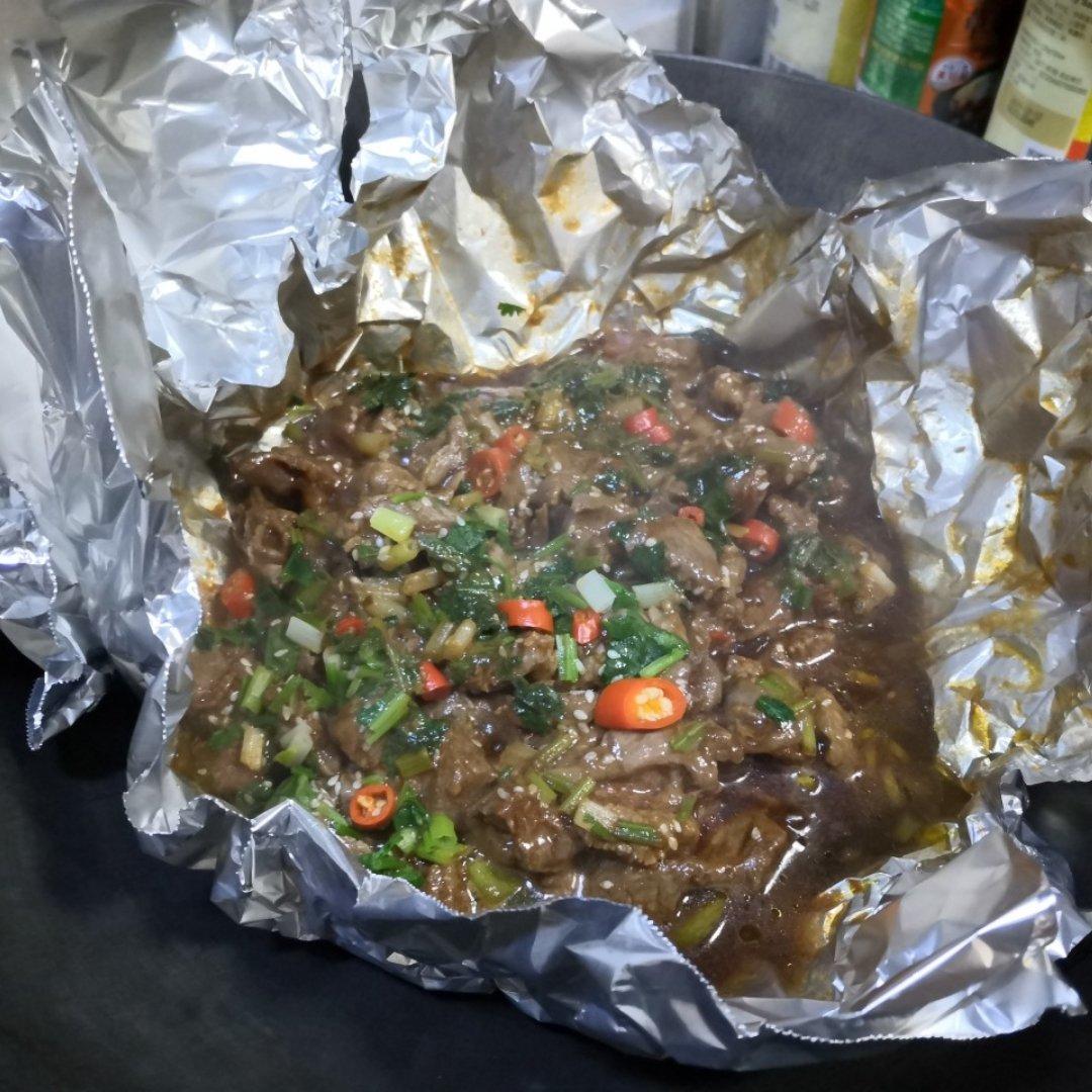平底锅锡纸牛肉（超快手）