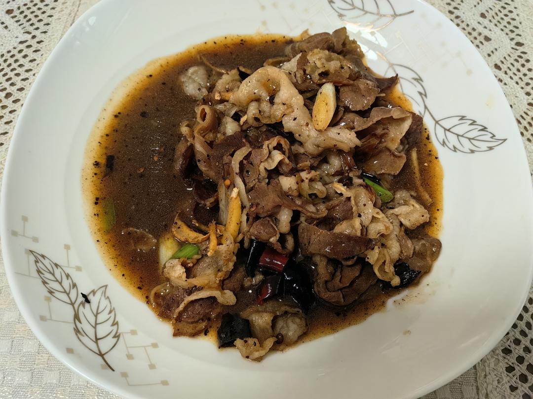 葱爆孜然羊肉卷