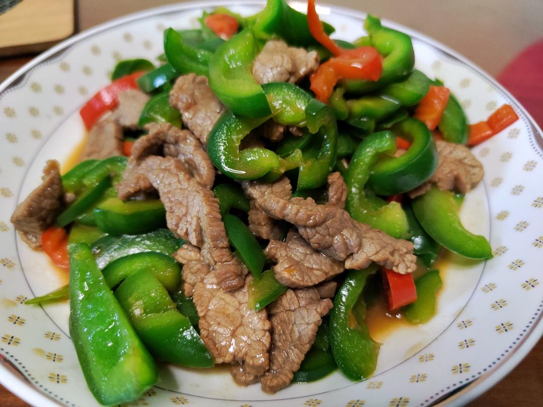 青椒炒牛肉