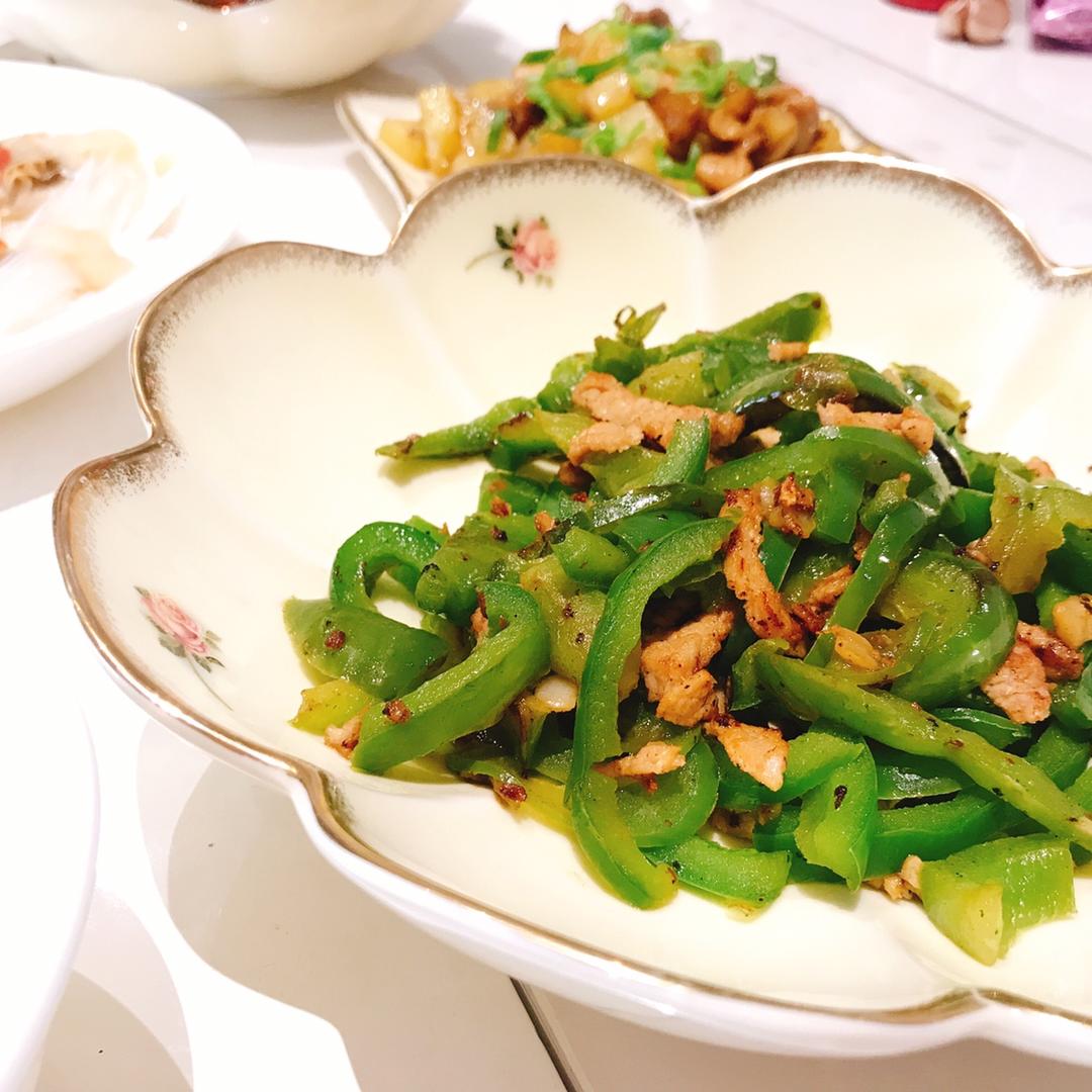 青椒炒肉丝
