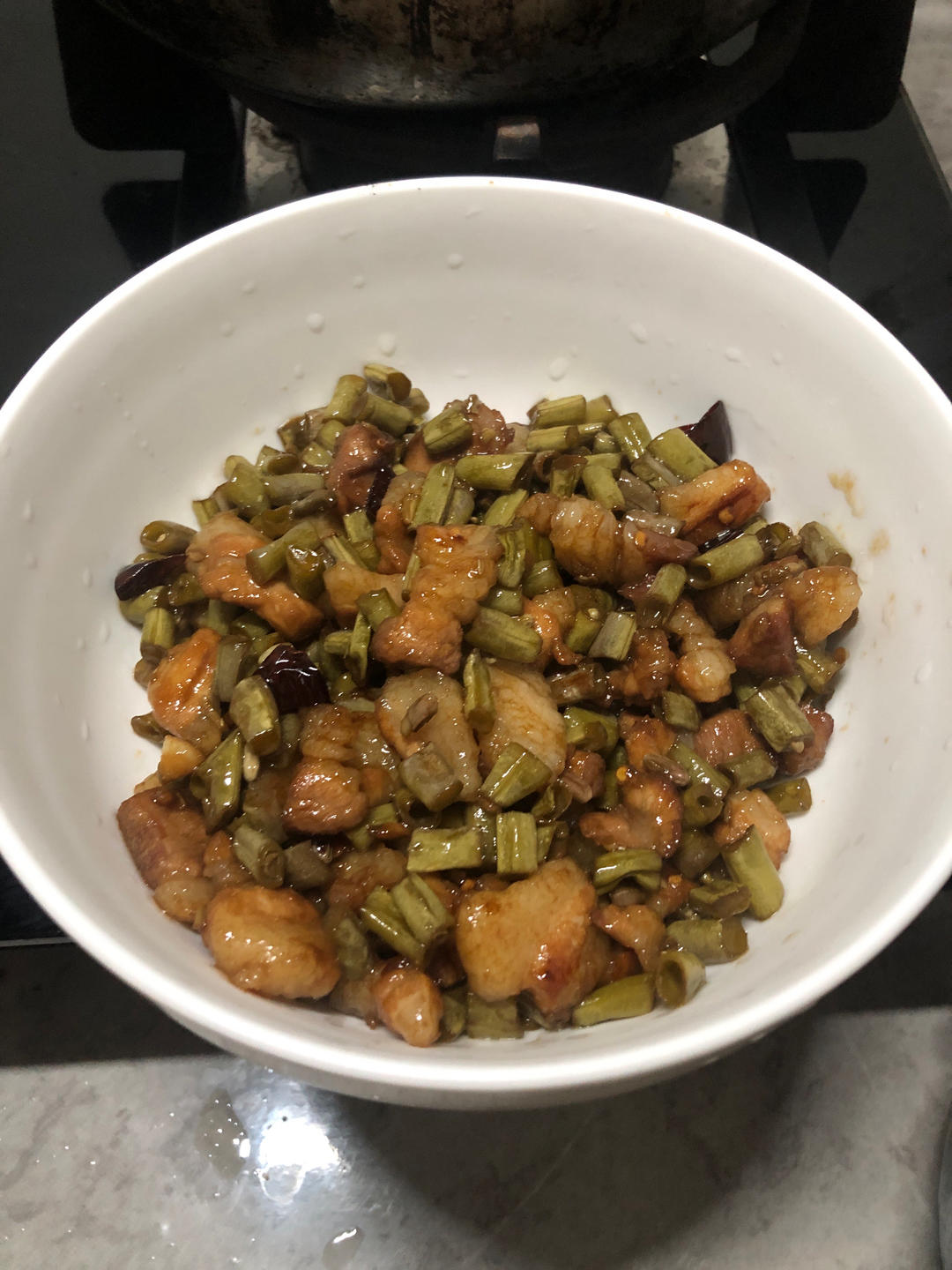 酸豆角肉沫
