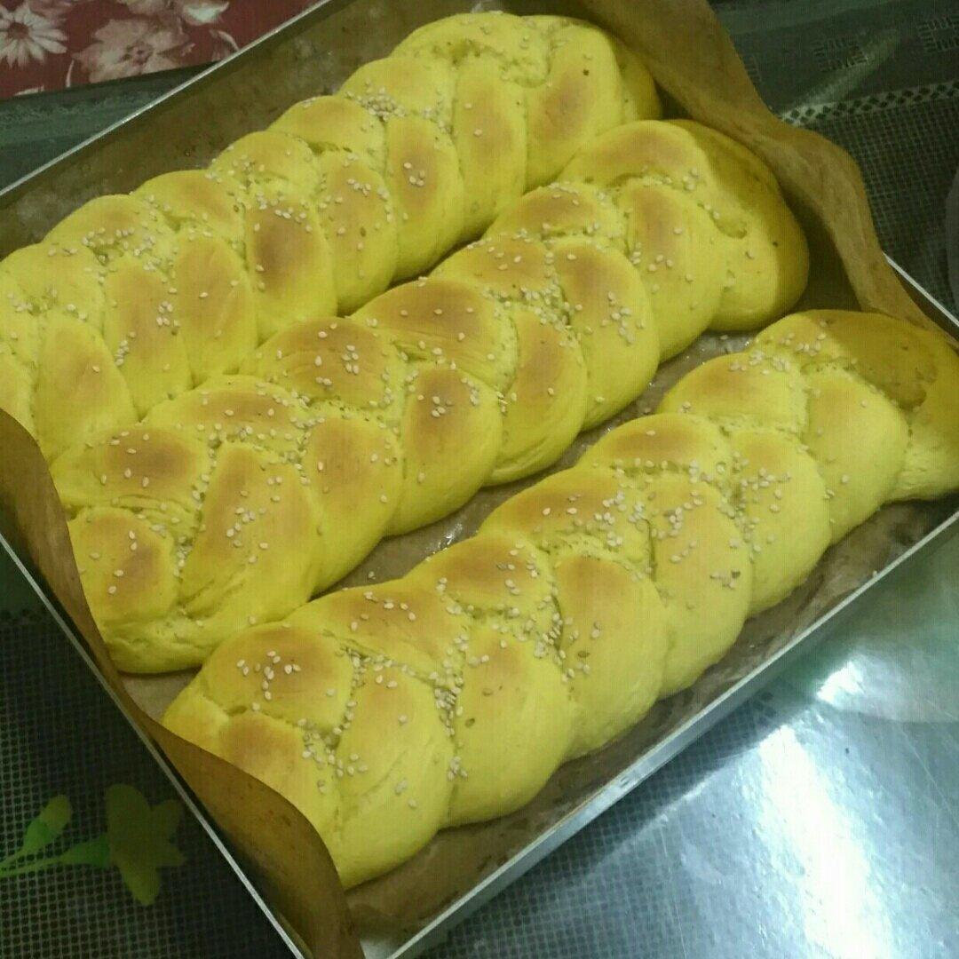 堂妈小厨——南瓜辫子面包