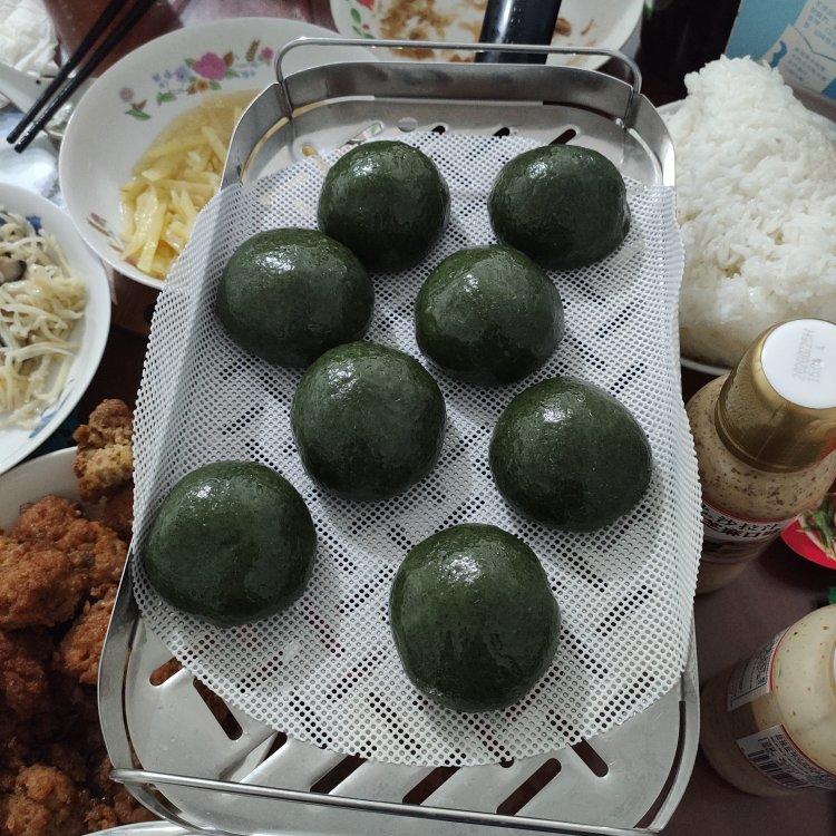 《Tinrry+》咸蛋黄肉松青团+红豆沙青团