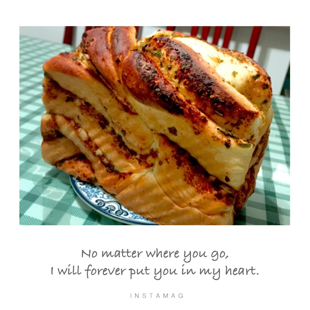 香葱肉松手撕吐司