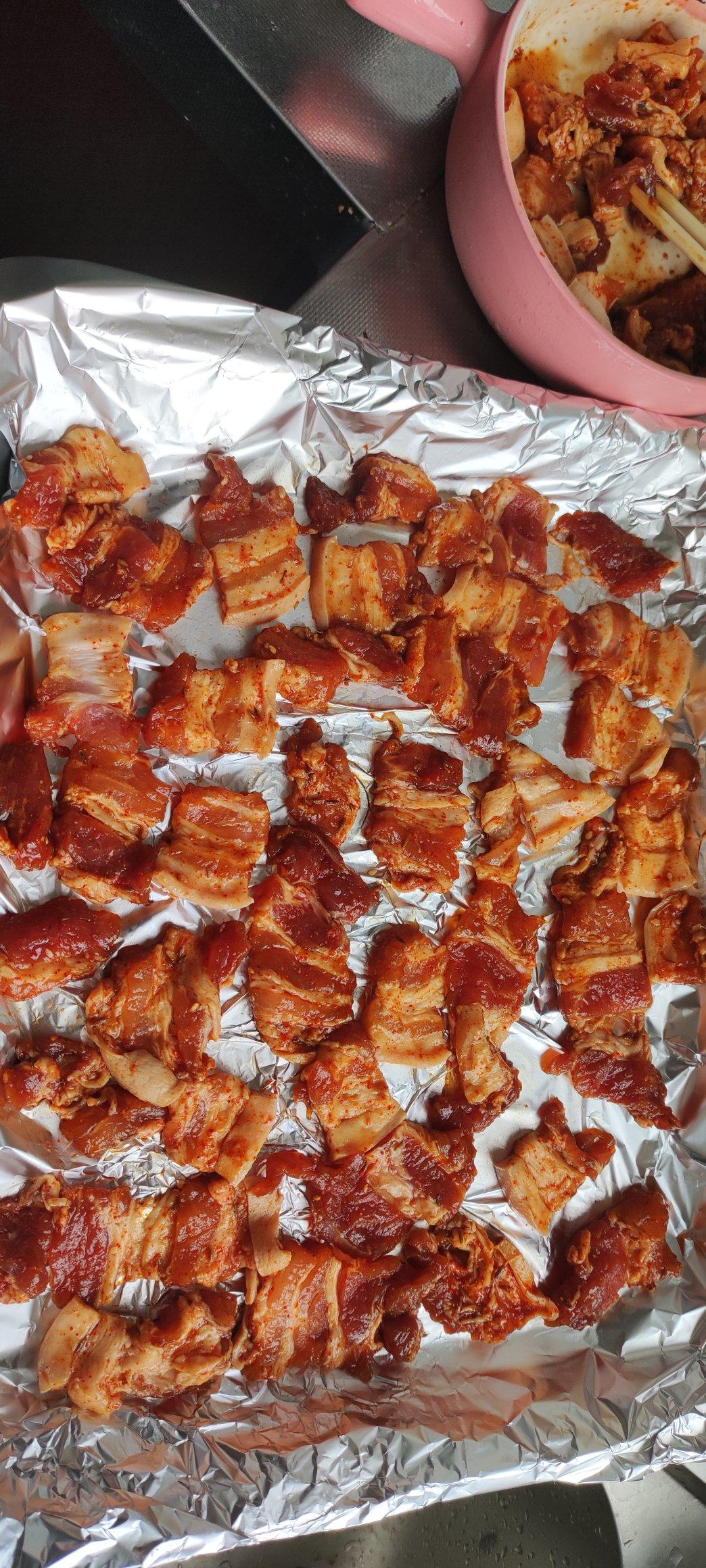 烤肉家庭版（再也不去外面吃烤肉😊😊）