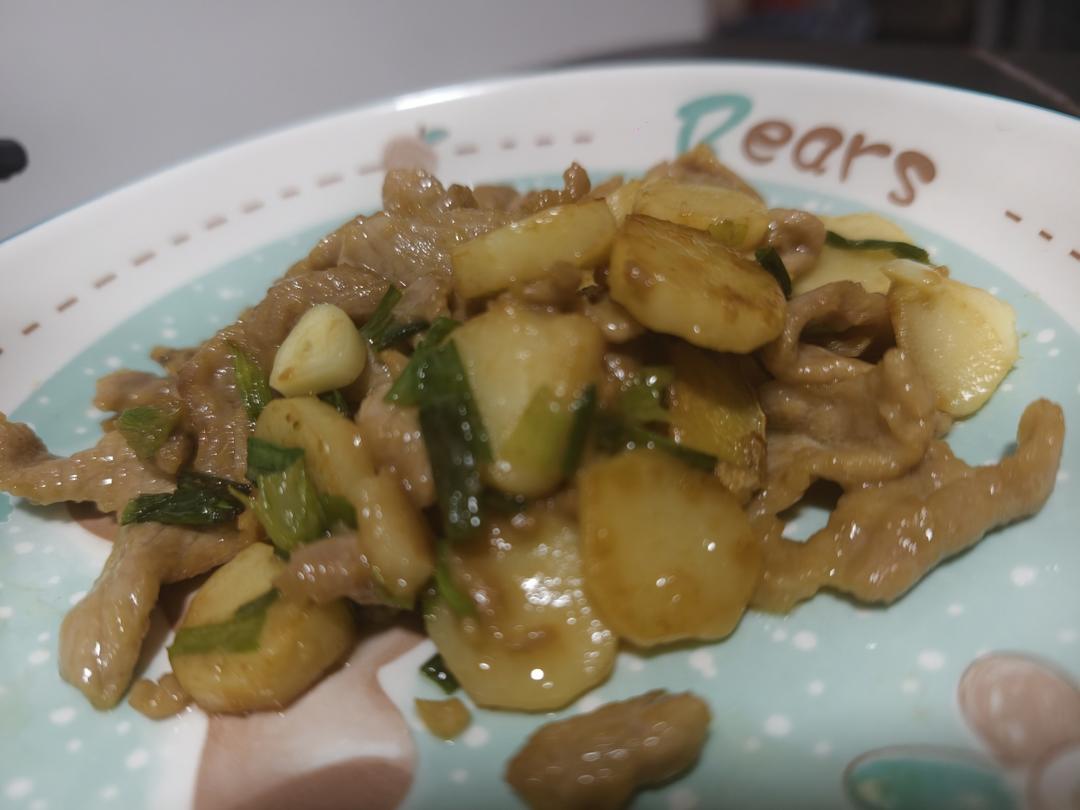 淮山炒肉片