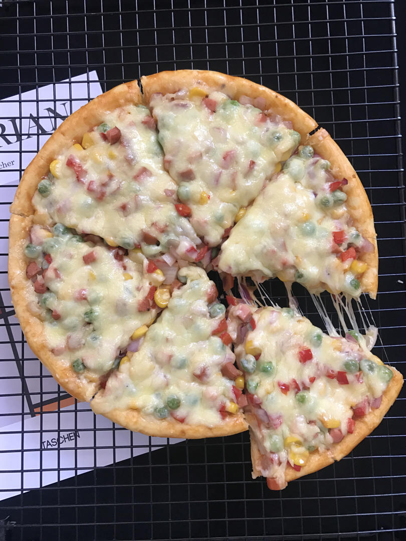 9寸家庭田园披萨【北鼎烤箱食谱】