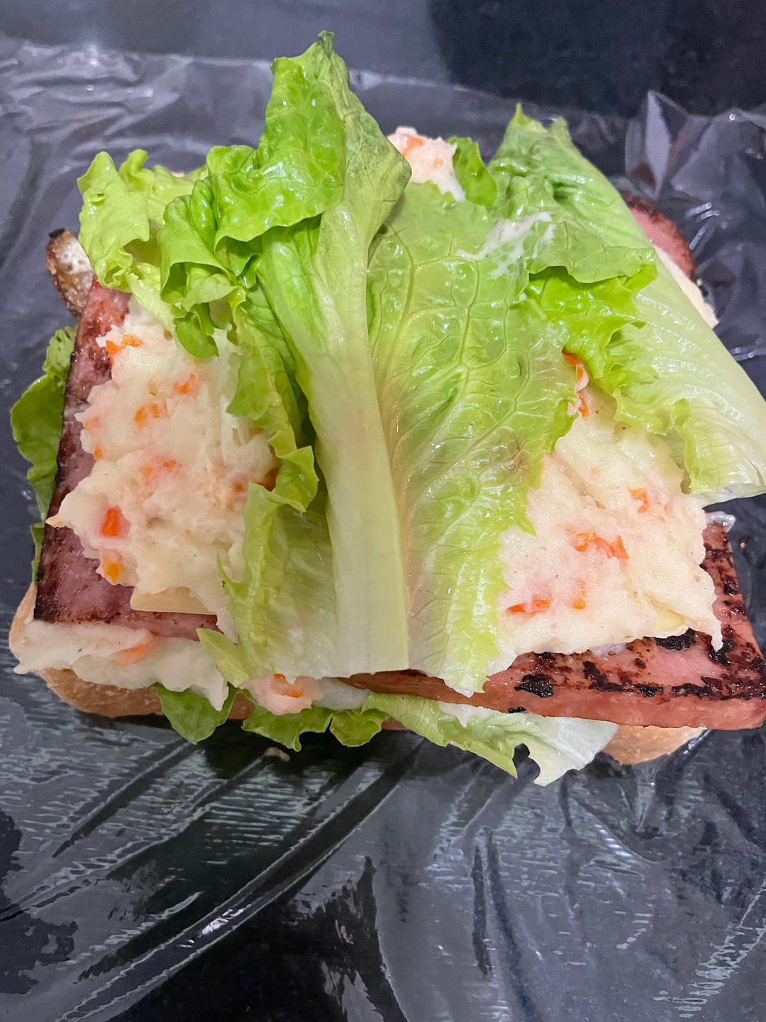 减脂必备‼️土豆泥沙拉三明治🥪居然这么好吃