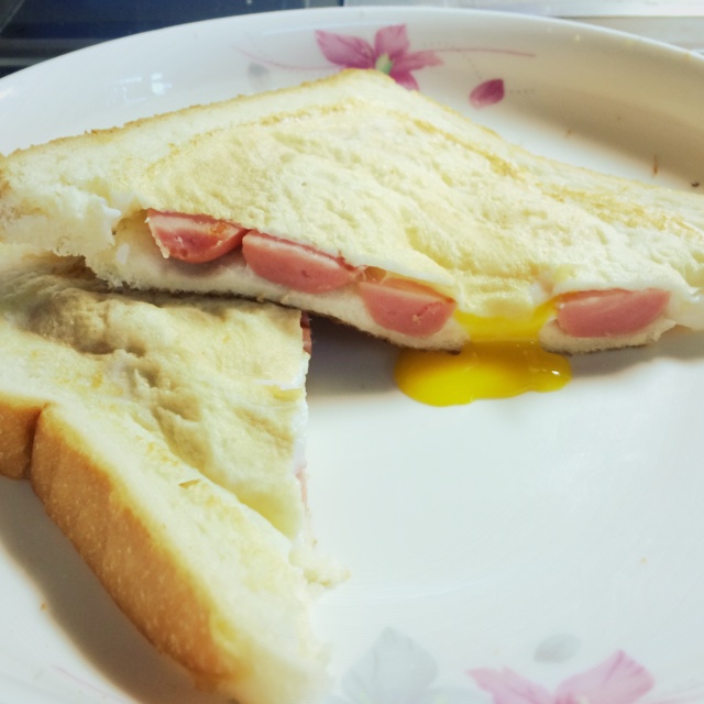 一片面包的三明治