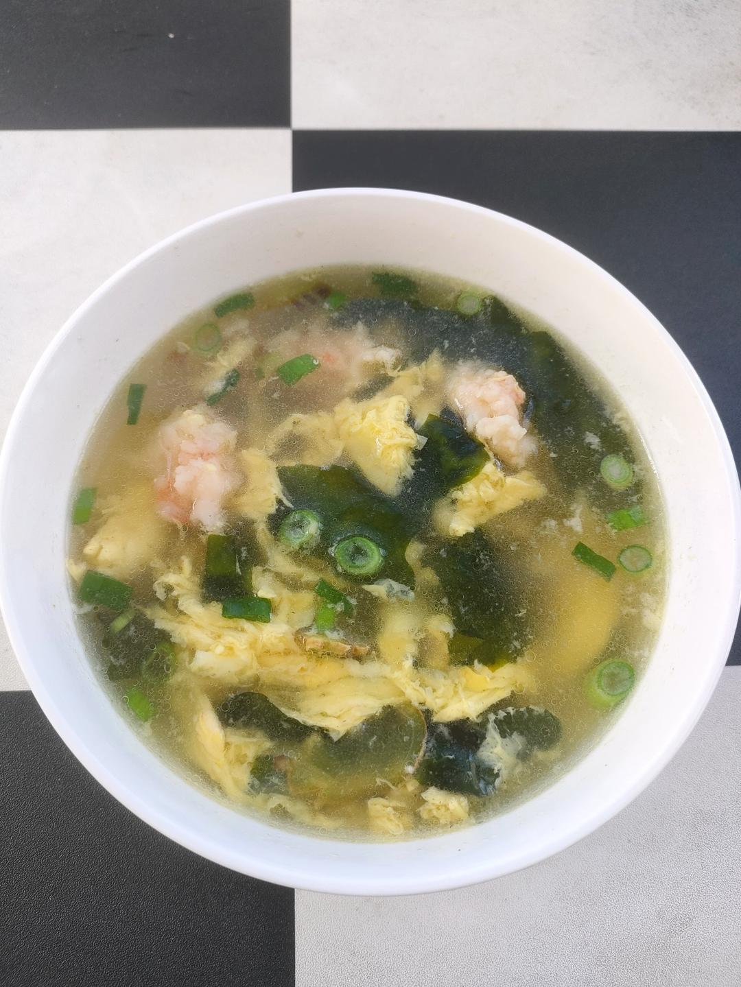 孩子增高汤 | 虾仁豆腐裙带菜汤