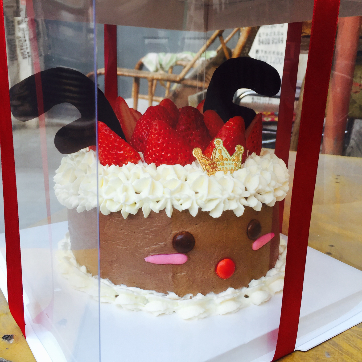 可爱的麋鹿圣诞蛋糕(附戚风蛋糕失败原因分析)