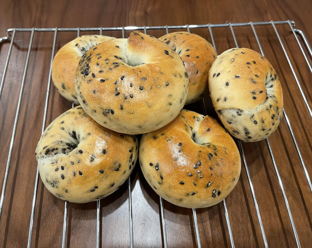 原味贝果🥯/黑芝麻贝果🥯