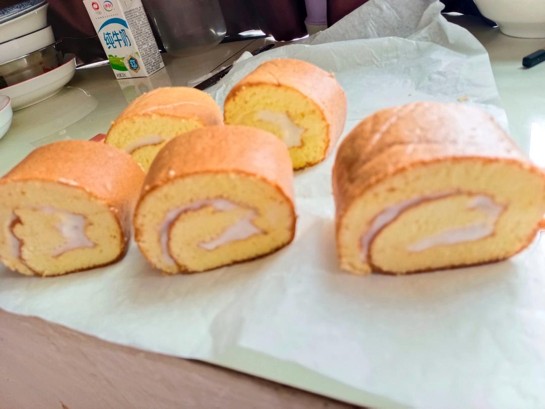 原味基础蛋糕卷(小五卷)