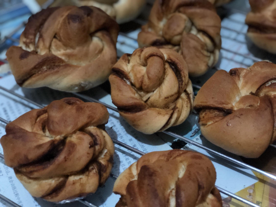 瑞典肉桂卷（附鲜酵母、活性干酵母、即时酵母用量换算公式）