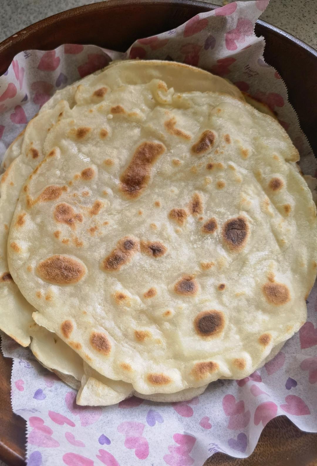 不和面不沾手的煎饼