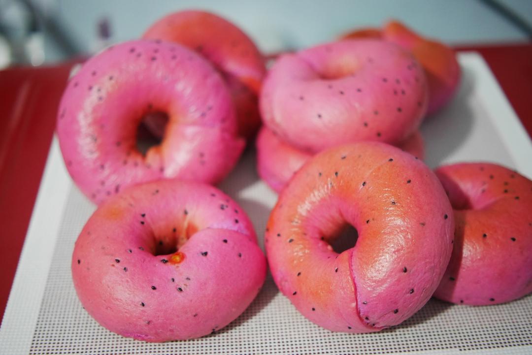 火龙果贝果