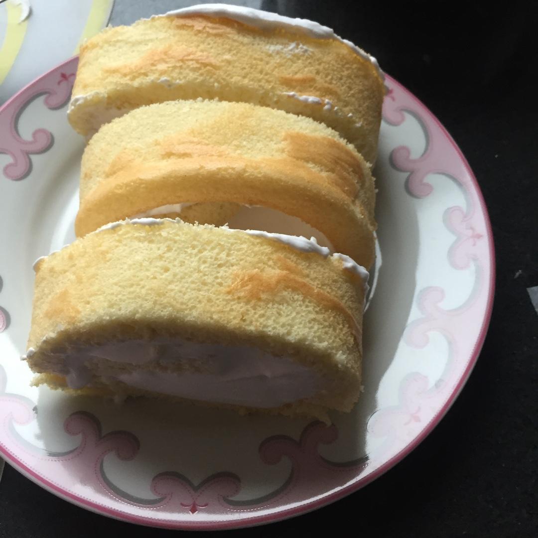 烫面戚风蛋糕卷，平凡，不平淡。