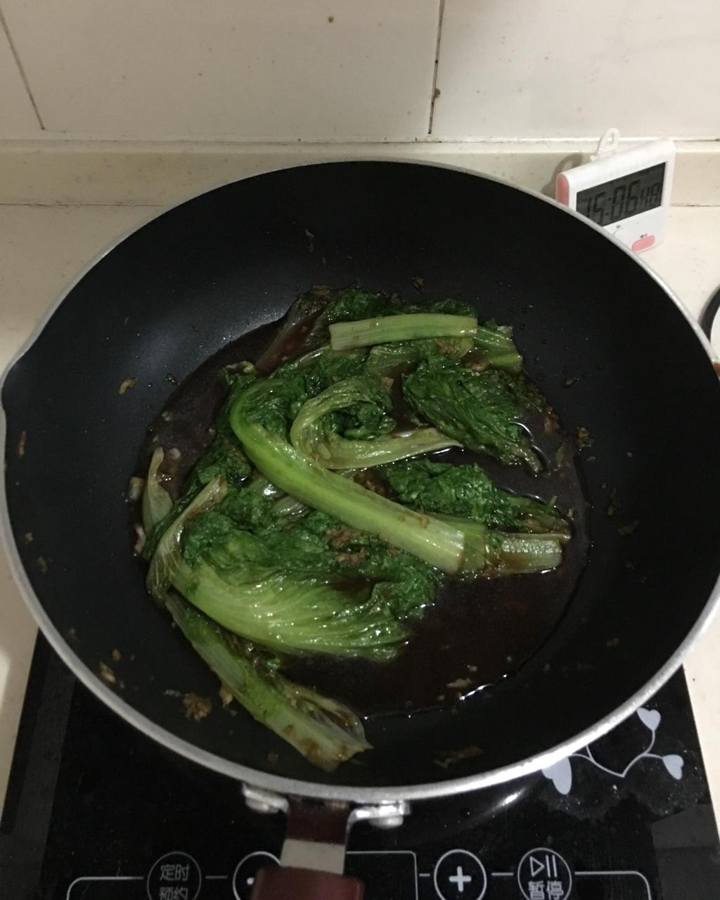 蚝油生菜（翠绿及摆盘秘诀）