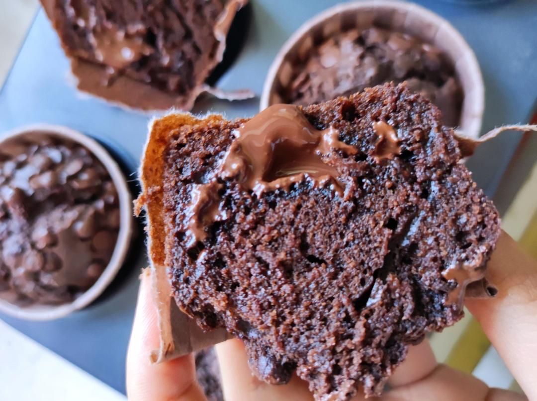 在家做巧克力蘑菇头麦芬蛋糕🍫