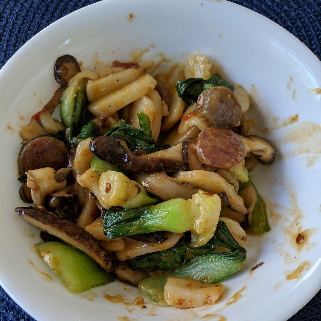 安吉特色青菜炒年糕（主食）