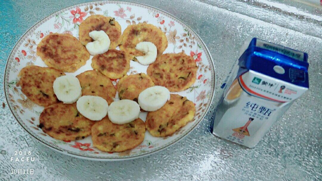 宝宝辅食-南瓜香菇豆腐饼