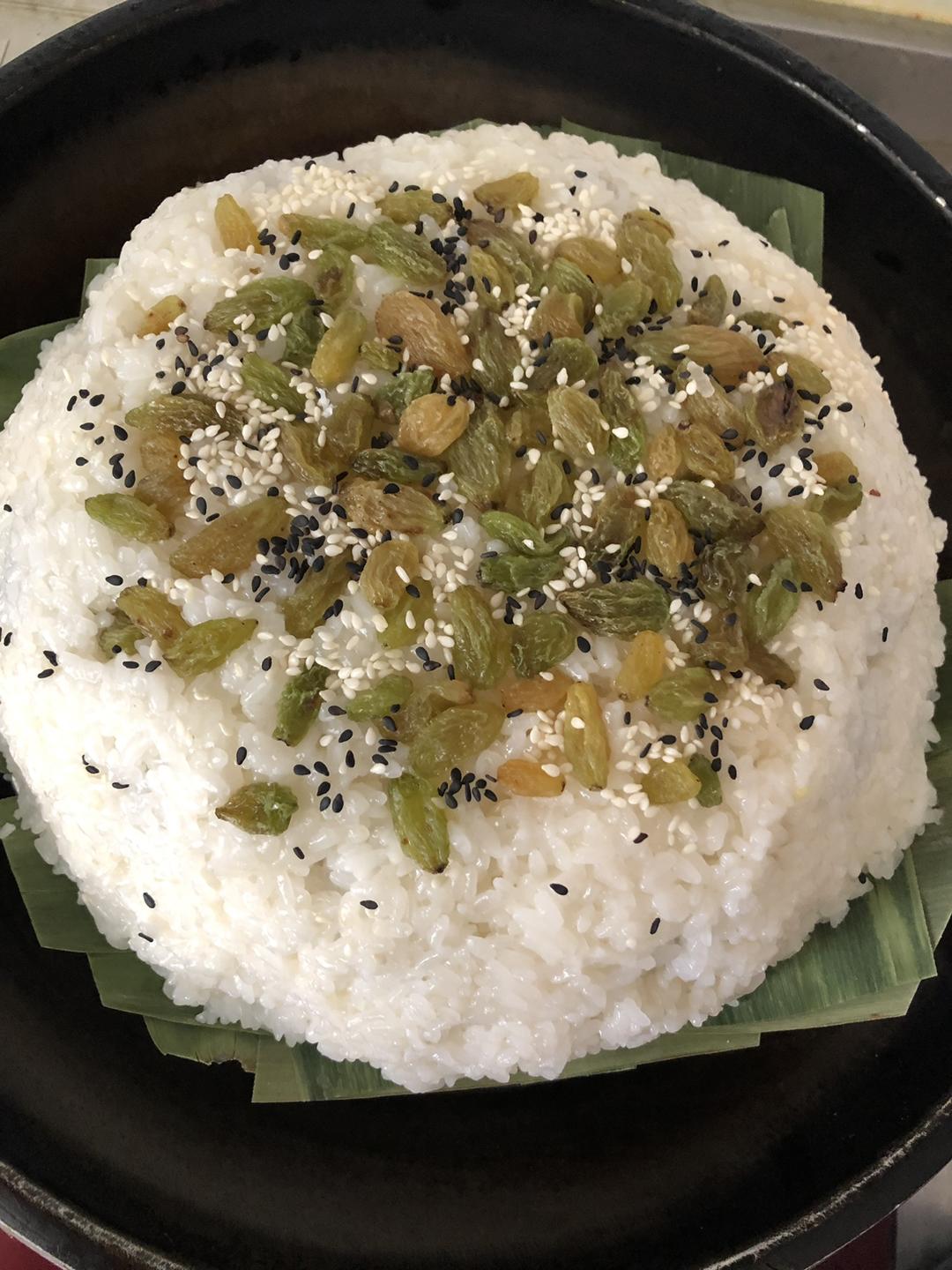 糯米糕（家庭简易粽子叶版江米糕）