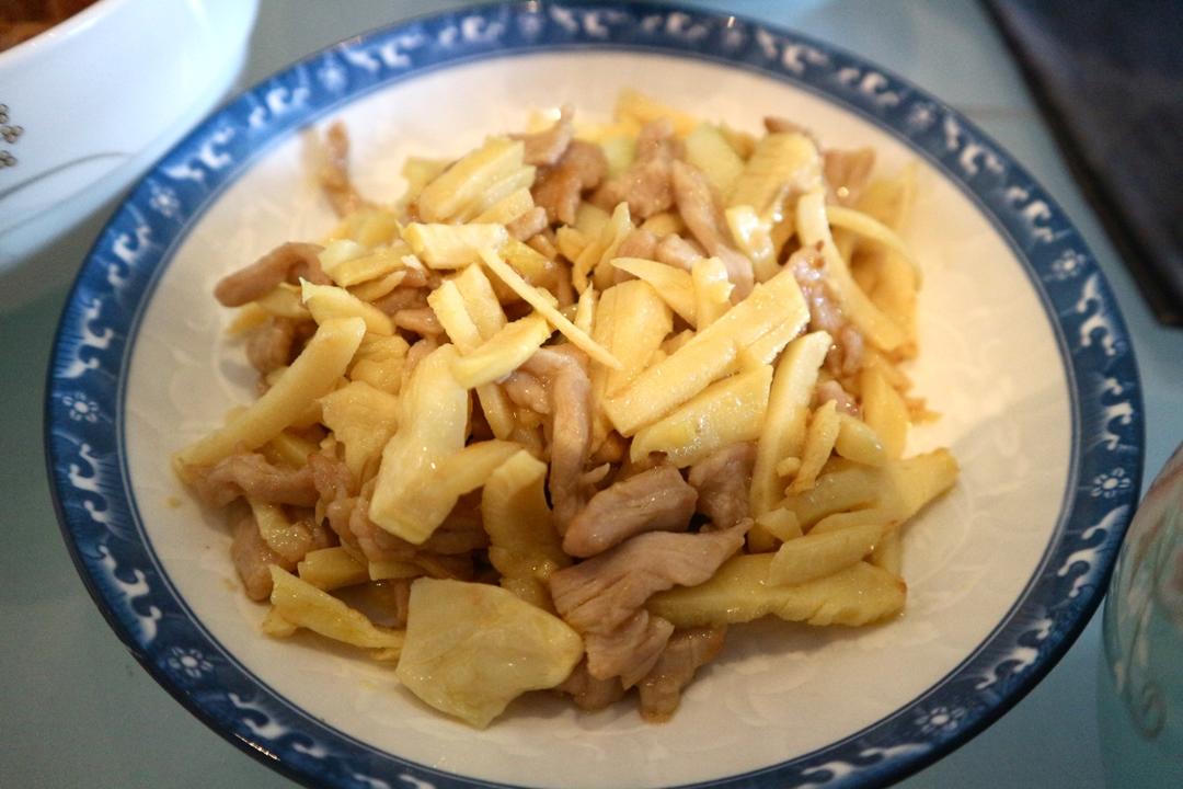 冬笋炒肉丝