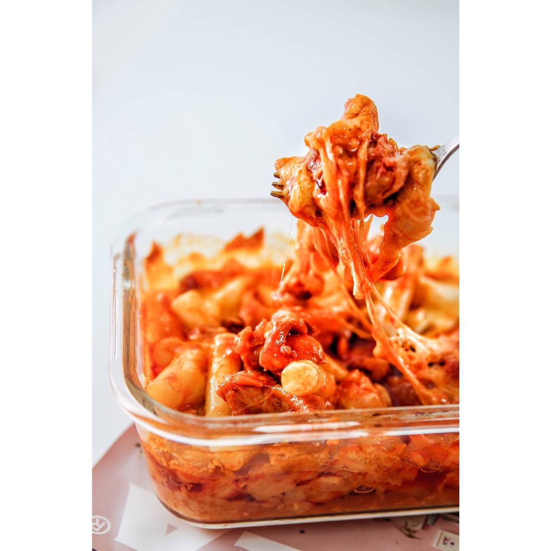 辣鸡肉芝士年糕