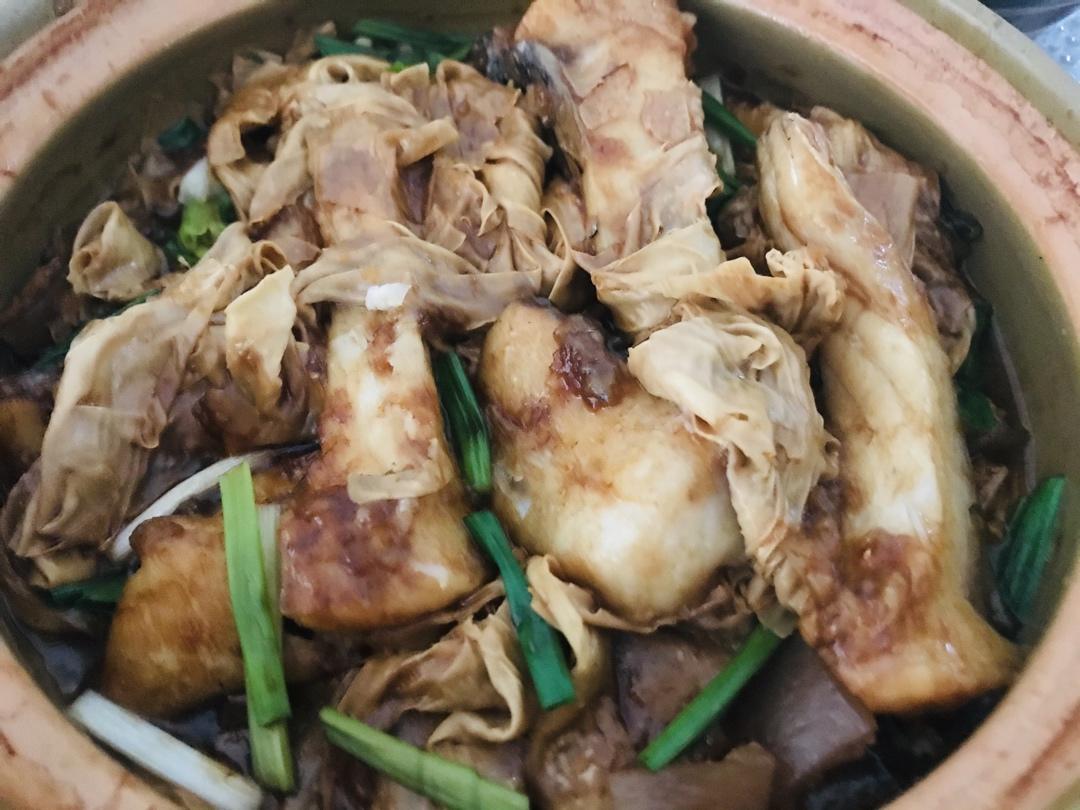 鱼腩腐竹煲