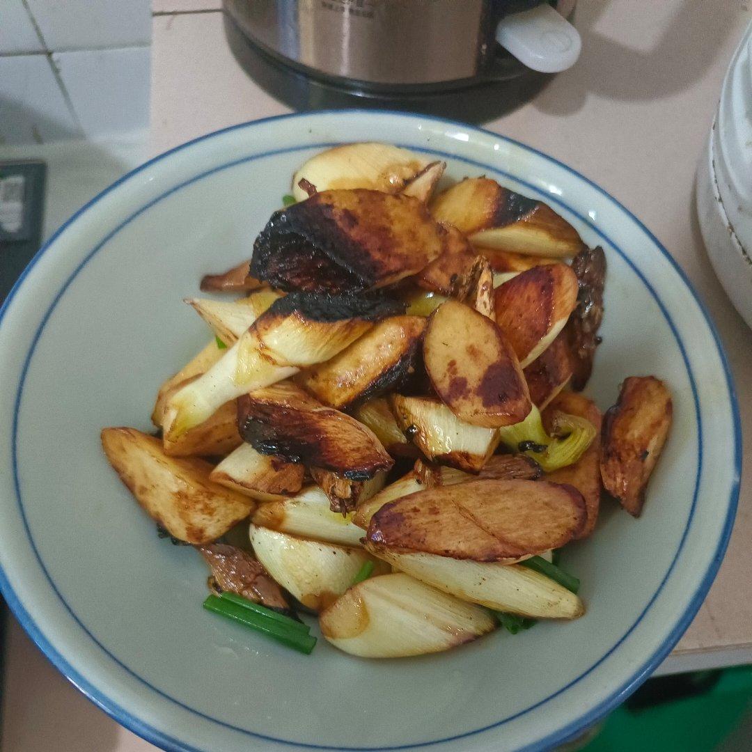 🔥10分钟完成一道不加水的红烧茭白